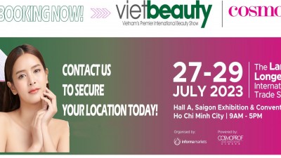 VietBeauty 2023 - Triển lãm thương mại hàng đầu chuyên ngành Làm đẹp tại Việt Nam