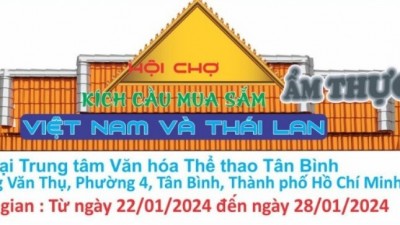 Hội chợ Kích cầu Mua sắm Ẩm thực Việt Nam - Thái Lan 2024 tại Tân Bình