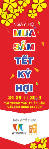 Các mặt hàng trưng bày tại Ngày hội mua sắm Tết Kỷ Hợi 2019 Quận 2