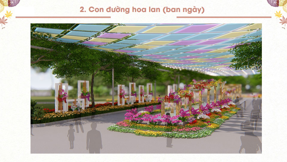 Rừng hoa lan giữa lòng Thành phố