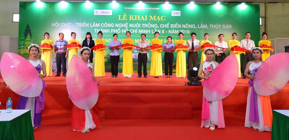 Khai mạc Hội chợ Triển lãm công nghệ nuôi trồng, chế biến nông, lâm, thủy sản TP.HCM