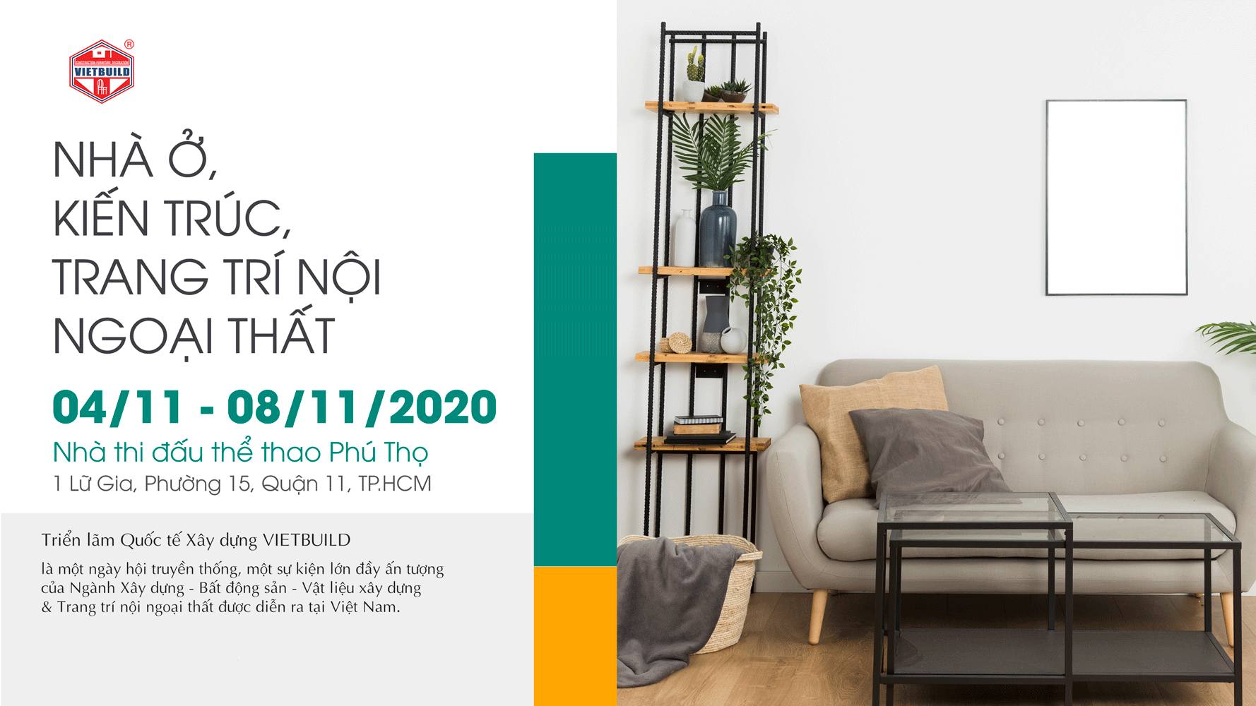 Triển Lãm Quốc Tế VietBuild TP.HCM 2020 lần 4