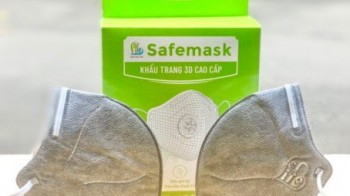 Khẩu trang Safemask 3D cao cấp N96+ Carbon không van - SafeLife Vietnam