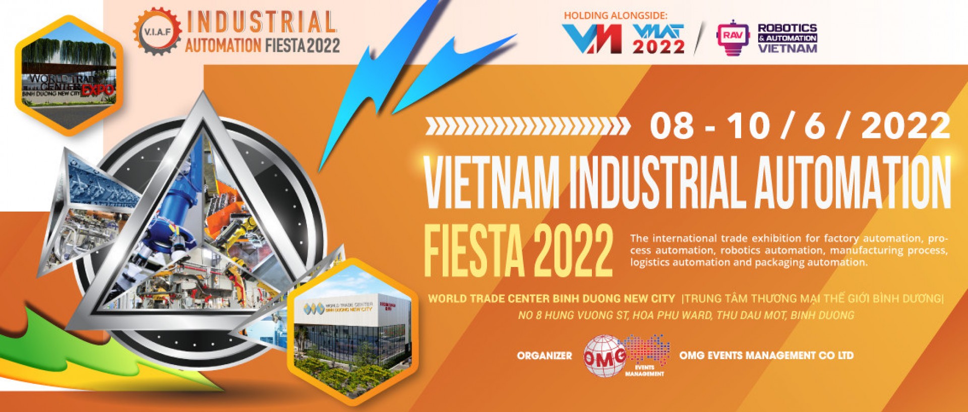 VIAF Bình Dương 2022 - Triển lãm Tự động hóa Công nghiệp Việt Nam