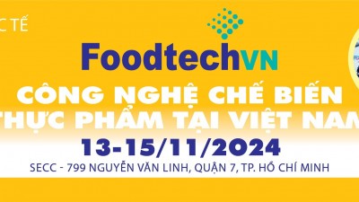 Vietnam FoodTech 2024 - Triển lãm Quốc tế Công nghệ Chế biến Thực phẩm tại Việt Nam